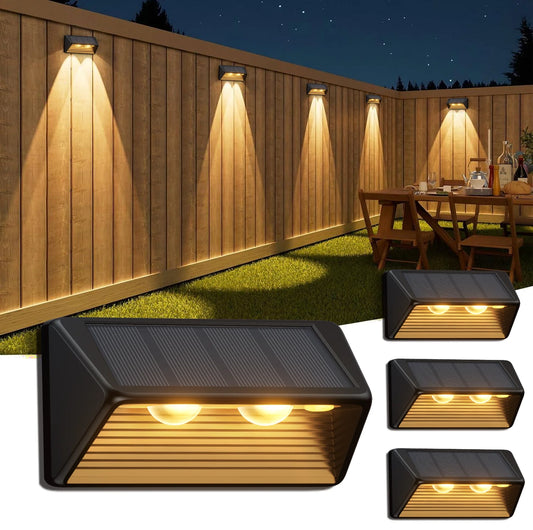 FreeLux™ Solar Fence & Step Lights
