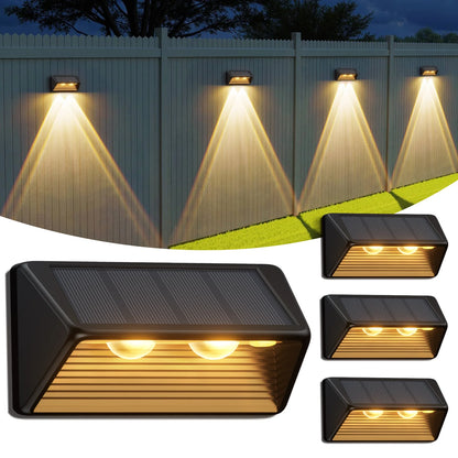 FreeLux™ Solar Fence & Step Lights