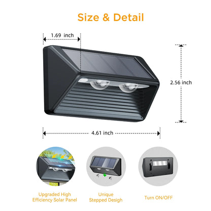 FreeLux™ Solar Fence & Step Lights