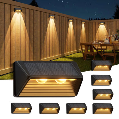 FreeLux™ Solar Fence & Step Lights