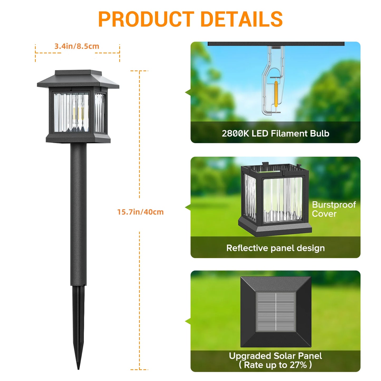 FreeLux™ Solar Outdoor Lights